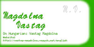 magdolna vastag business card